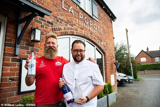 Doran (left) and Joseph say that a water menu will give customers who don't drink alcohol something 'different' to try while dining at the restaurant