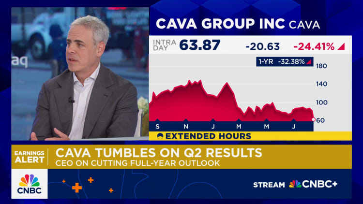 Cava CEO Brett Schulman on Q2 results: Very excited about the long-term trajectory of the business