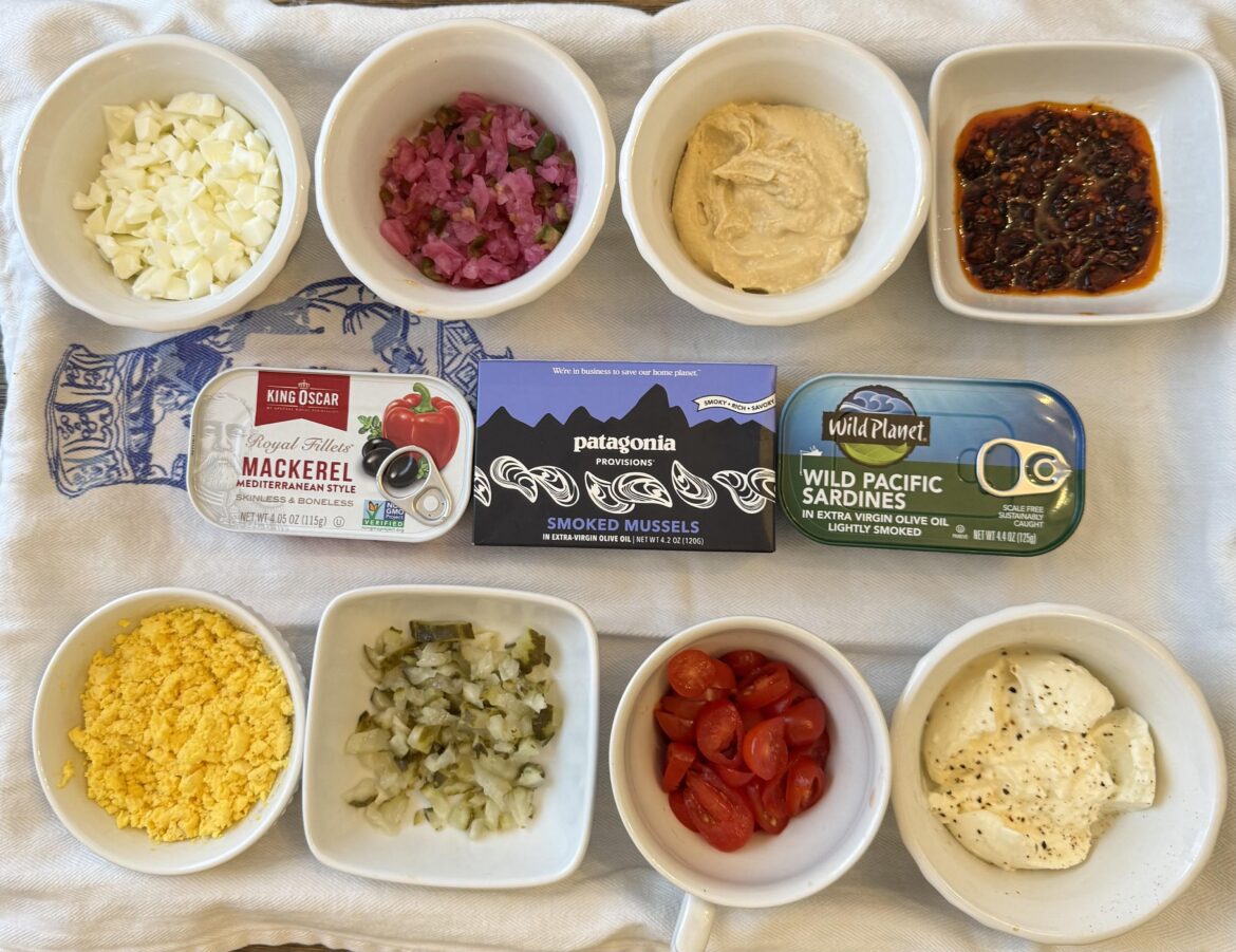 Poisson en conserve avec accompagnements