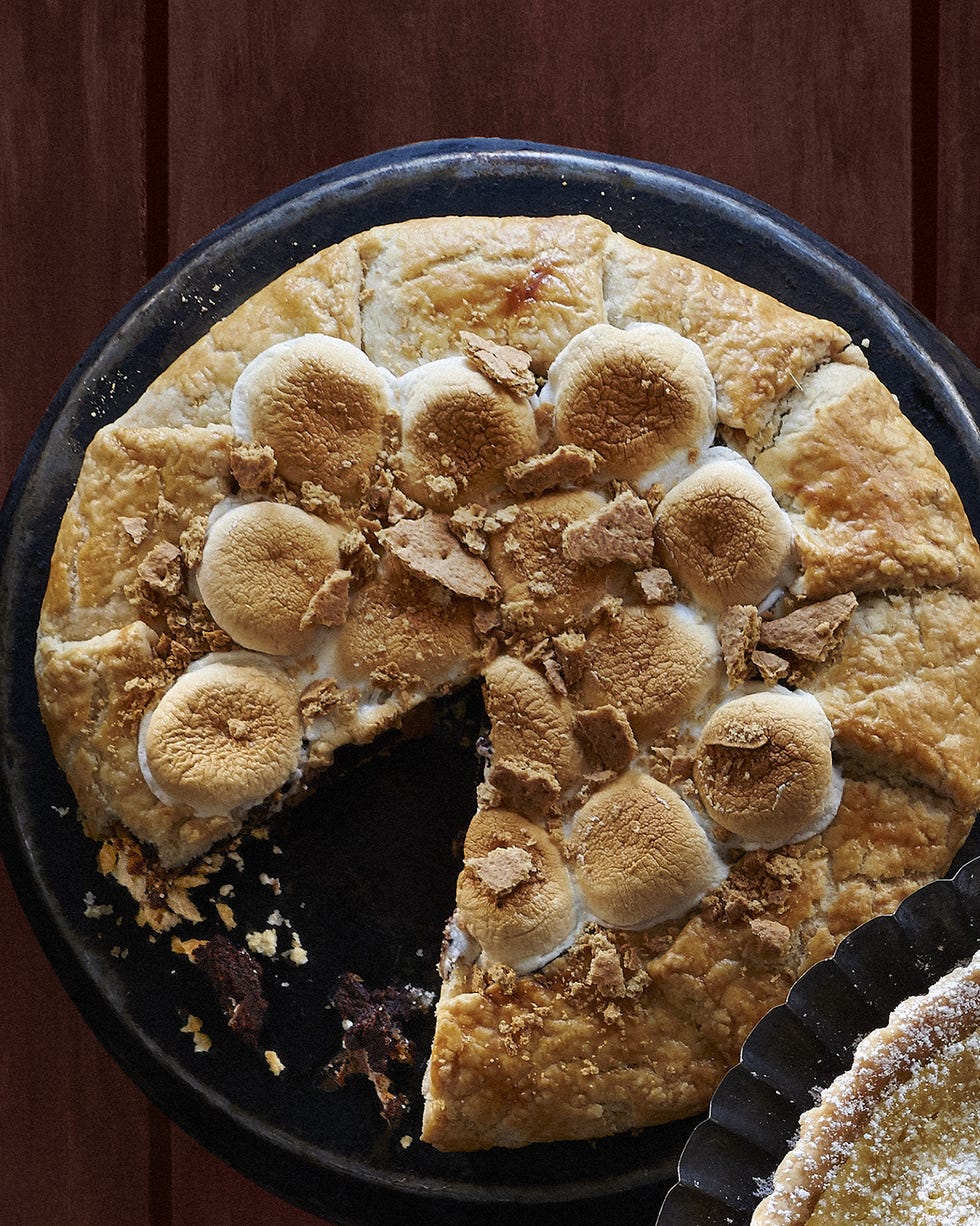 s'mores chocolate galette pie recipe