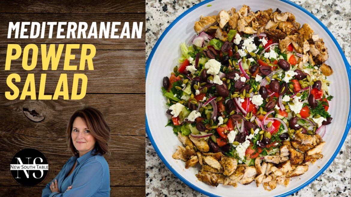 Mediterranean Power Salad - Greek Bowl