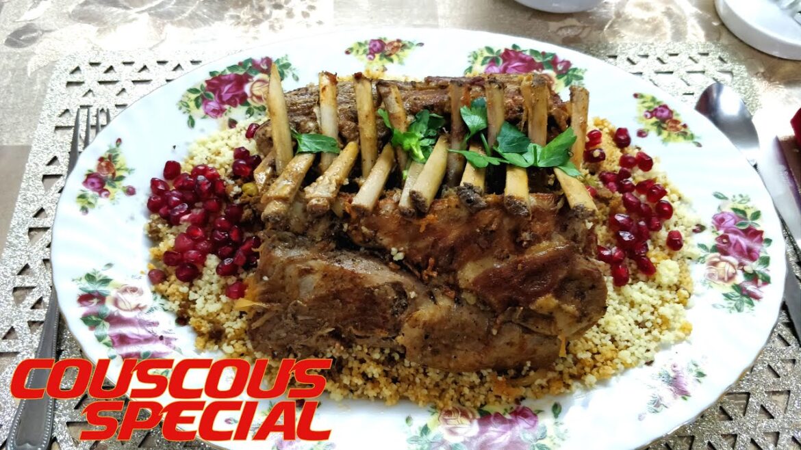 Couscous with lamb ribs – كسكس بضلع الخروف Couscous with lamb ribs - كسكس بضلع الخروف