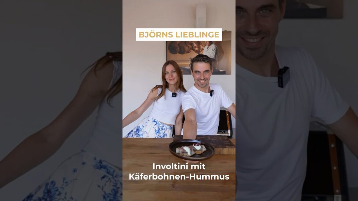 Involtini mit Käferbohnen Humus, mit Laura und Björn