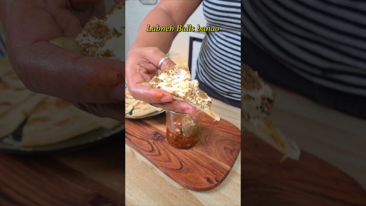 Labneh Balls | लबनेह रेसिपी बनाने की विधि #shotrs #easycookingwithsomu