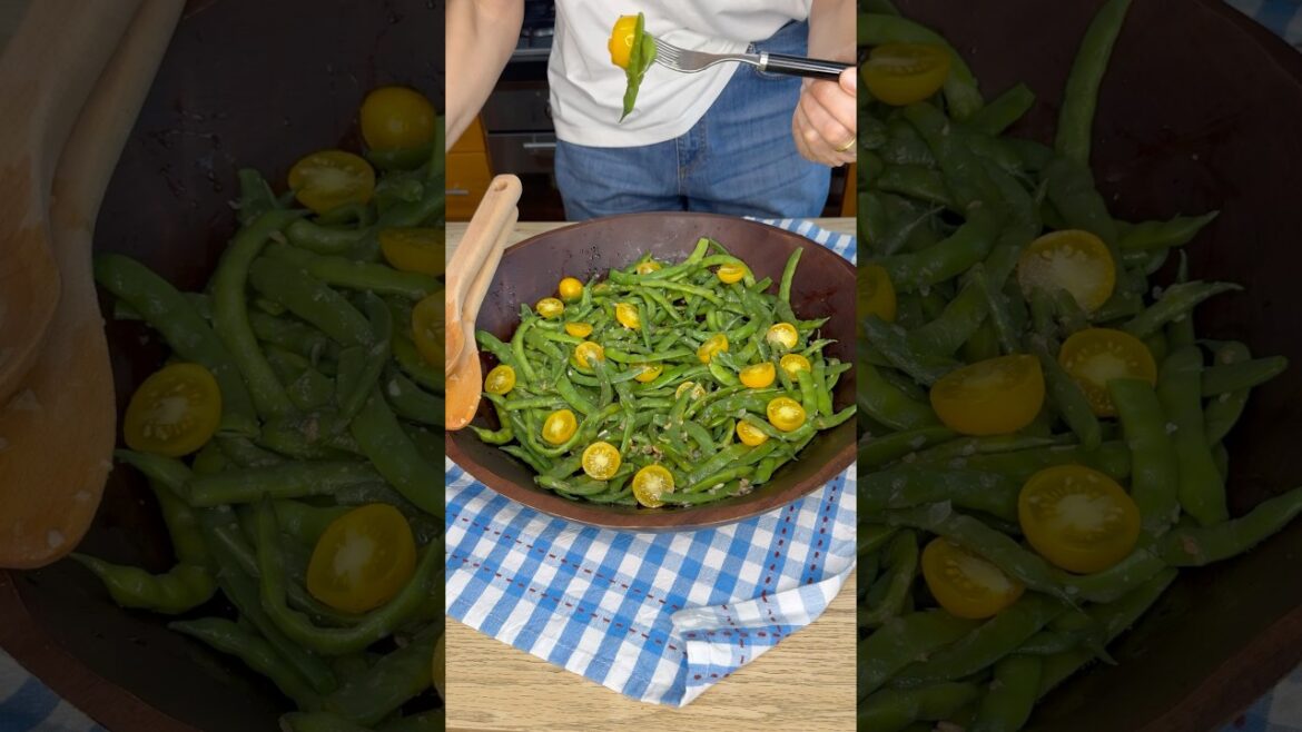 #homemade #salad #momfood #greenbeans #middleeasterncuisine #lebanesefood #lebanesecuisine