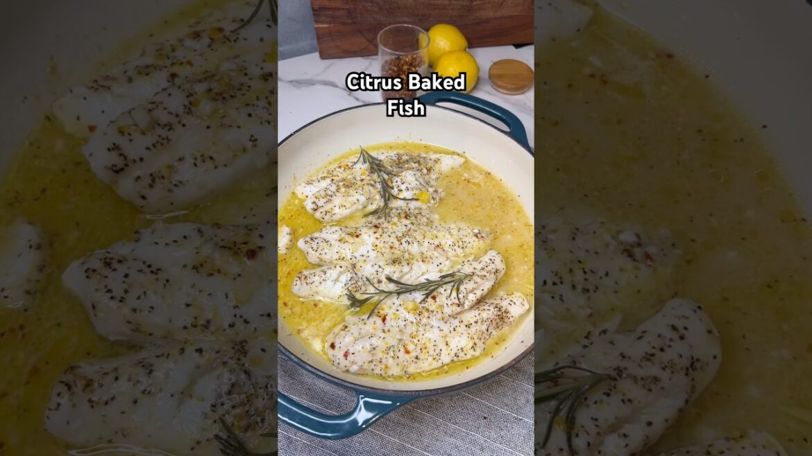 Citrus Baked Fish Recipe! #fish #fishrecipe #cookingshorts #easyrecipe #dinnerideas #quickrecipe Citrus Baked Fish Recipe! #fish #fishrecipe #cookingshorts #easyrecipe #dinnerideas #quickrecipe