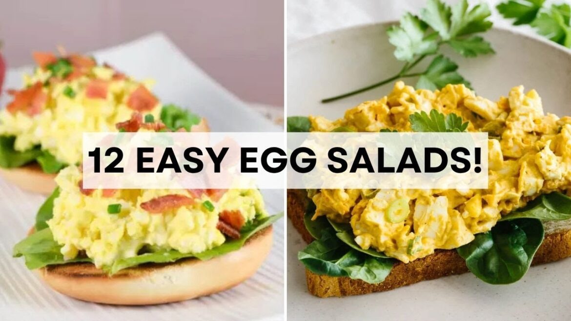 12 Easy EGG SALADS for a Picnic Lunch   #sharpaspirant  #eggsaladrecipe