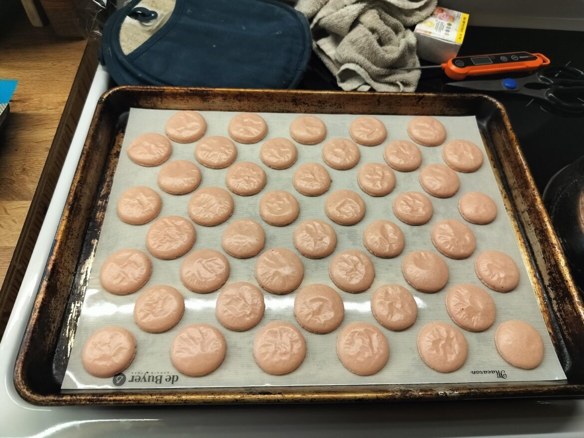 My macaron tops are wrinkled and sad, any idea what could have caused this?