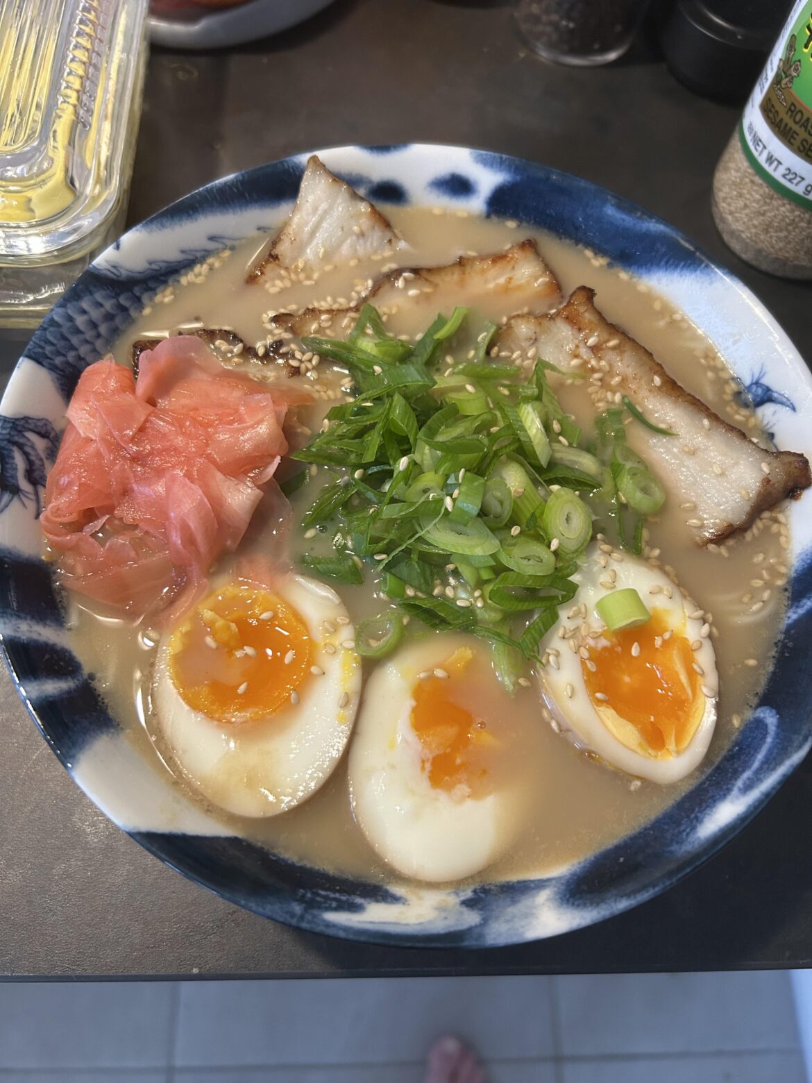 First bowl in a while. Tonkotsu.