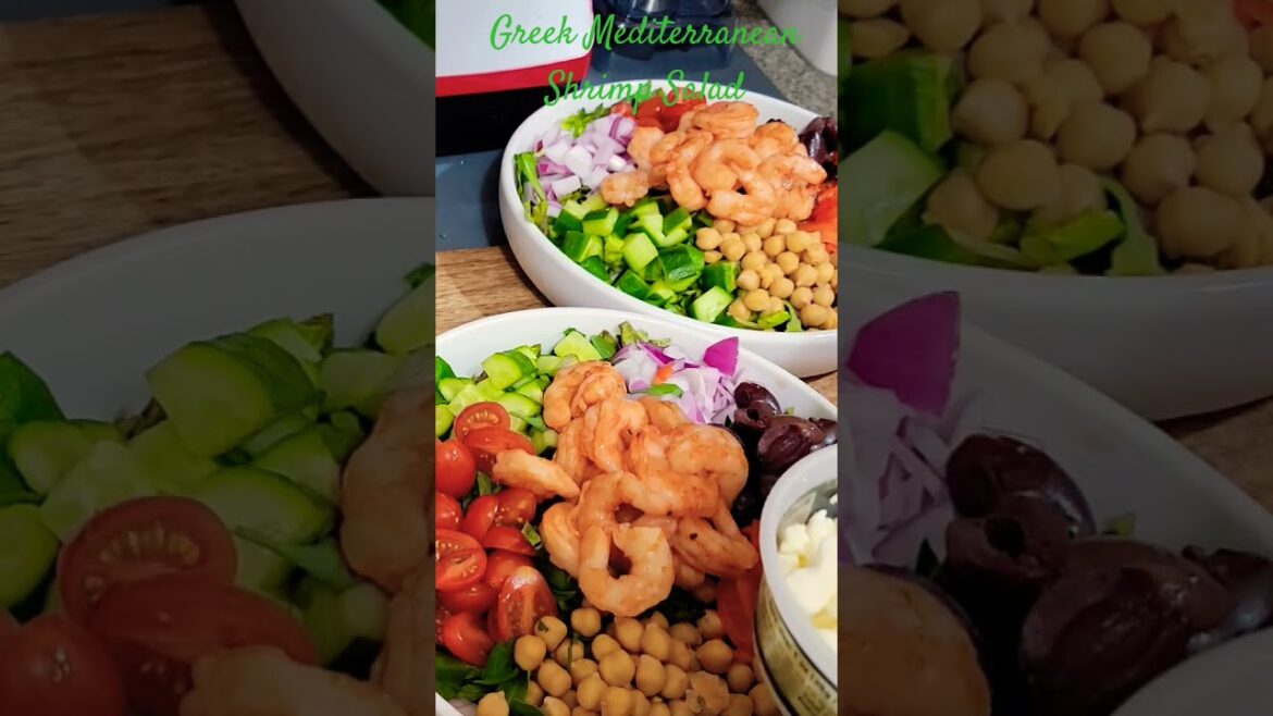 MEDITERRANEAN GREEK SHRIMP SALAD...