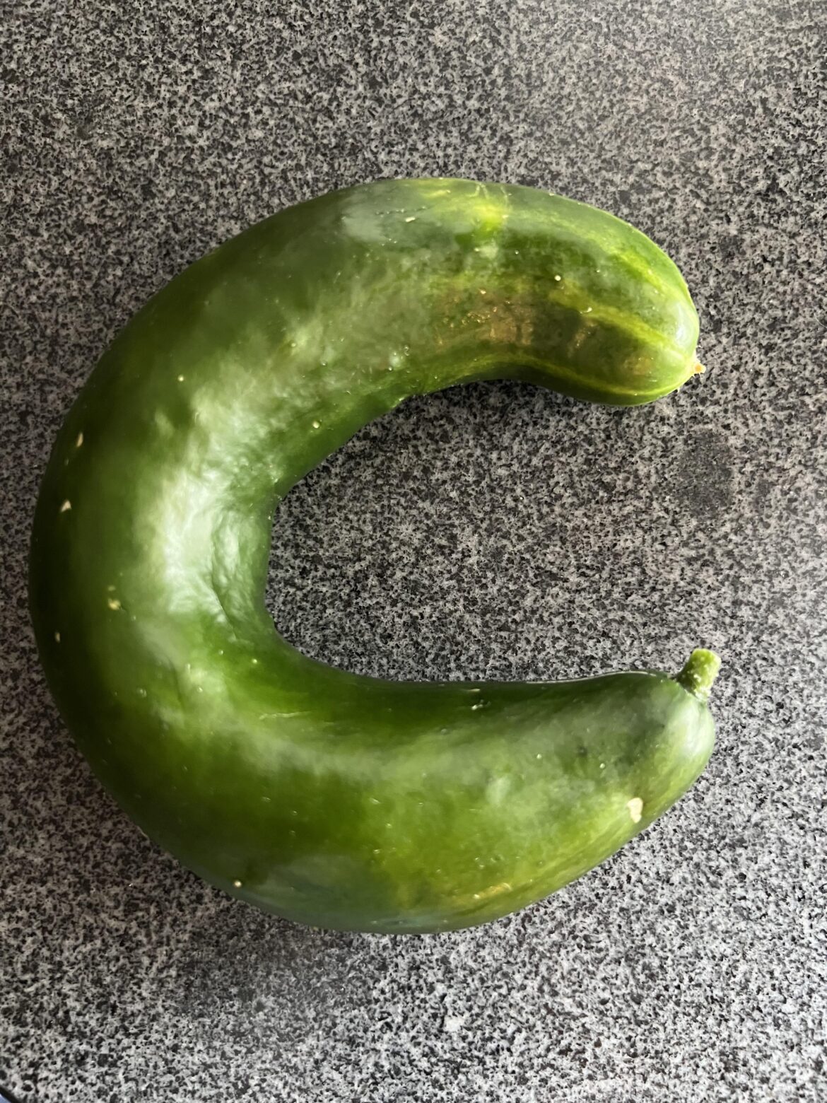 C is for cucumber, that’s good enough for me