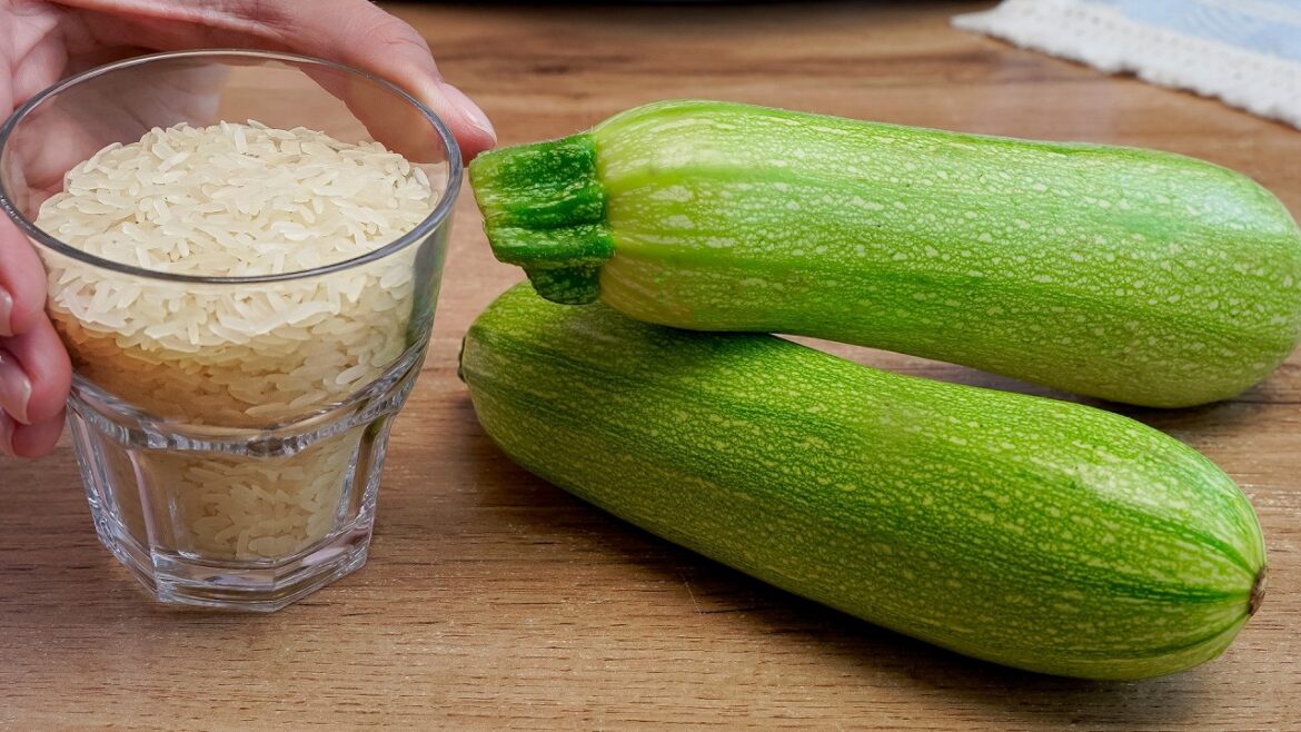 Zucchini with rice is better than meat! I make this simple and delicious recipe every weekend!