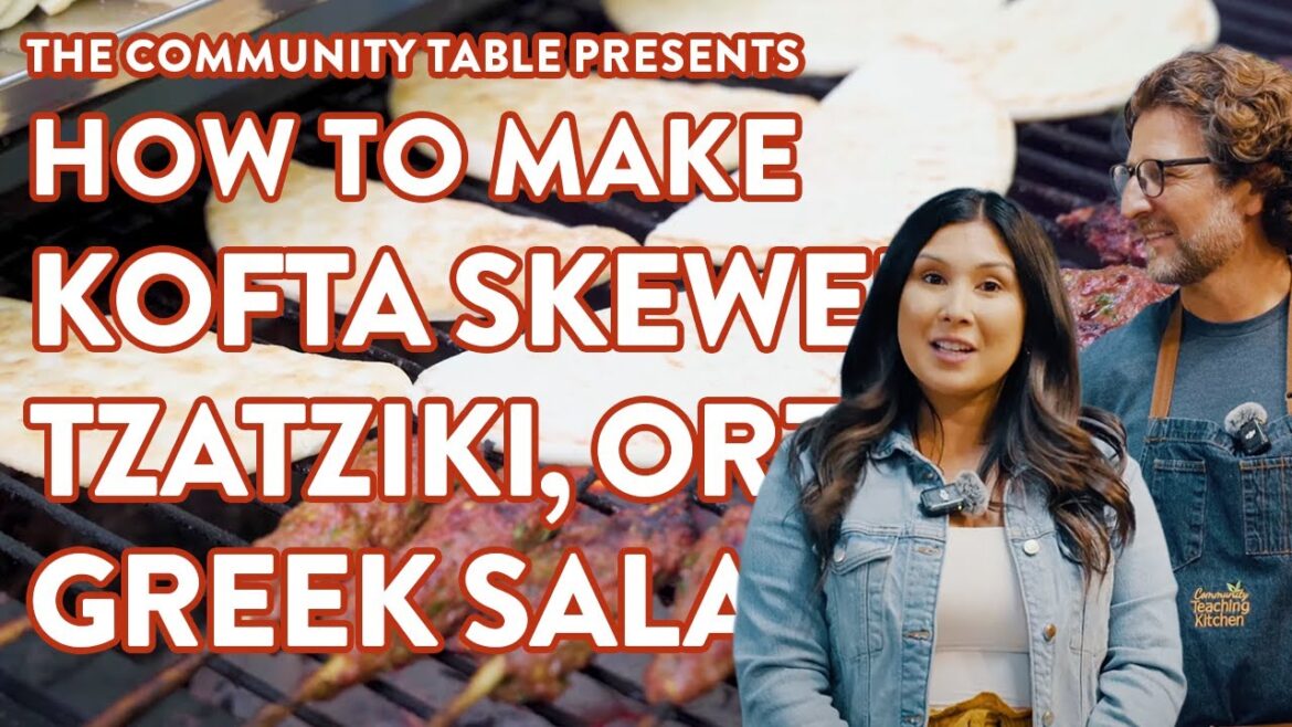 Episode 18: Mediterranean Kofta, Tzatziki, Orzo, Cucumber Salad