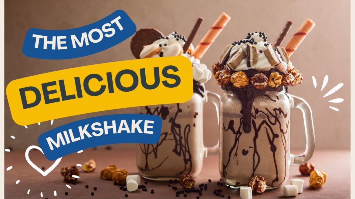 Ultimate high-calorie milkshake. Weight gain recipe