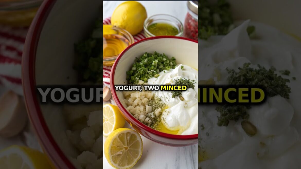 Make Greek Tzatziki in 2 Minutes!