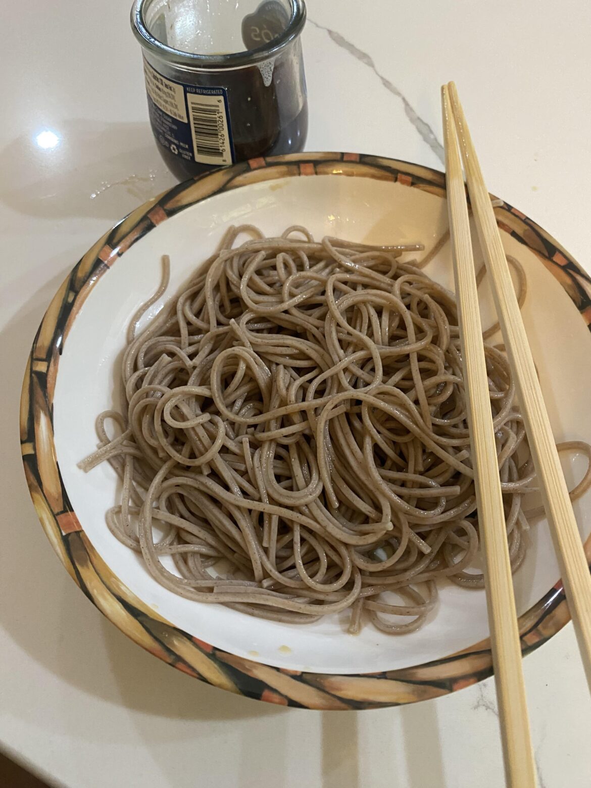 Plating is shit but nothing beats soba on a hot day