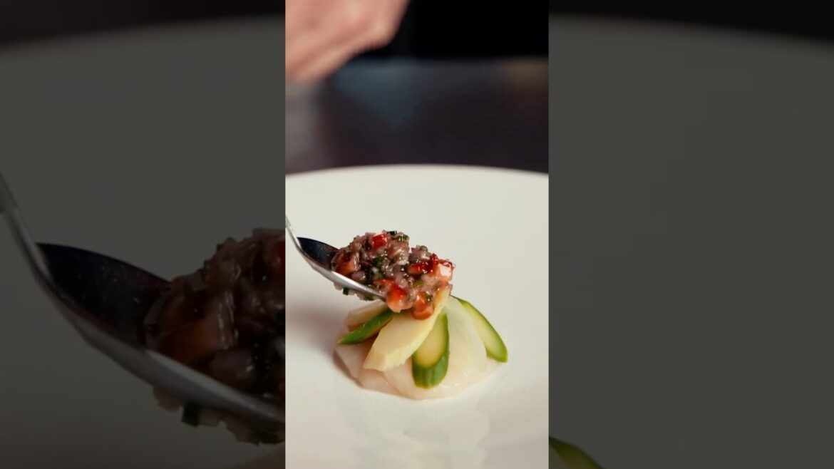 Michelin-star raw scallop recipe ⭐️