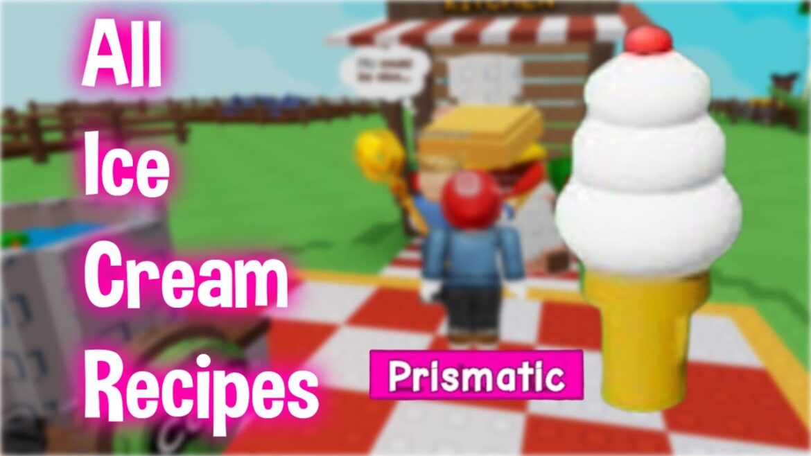 HOW TO COOK ICE CREAM IN GROW A GARDEN *Secret Prismatic Recipes* #roblox