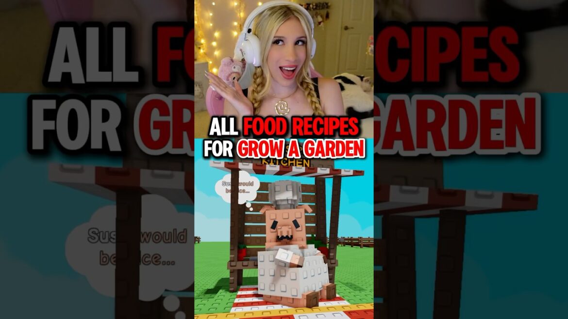 ALL NEW “FOOD RECIPES” in GROW A GARDEN on ROBLOX!
