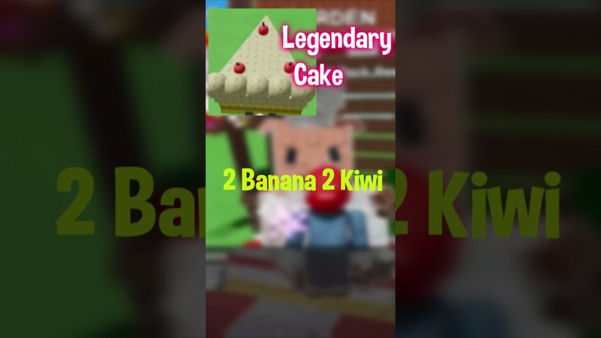 HOW TO COOK LEGENDARY CAKE ON GROW A GARDEN *Secret Cooking Recipe* #roblox