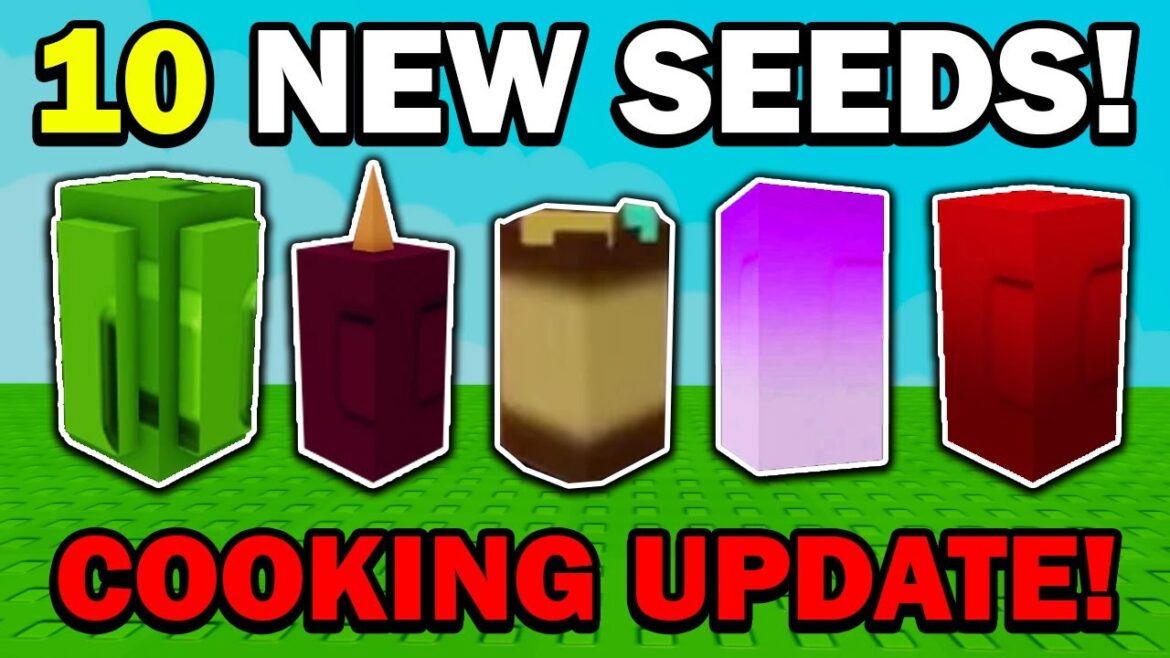 10 NEW COOKING SEEDS!! (Update) in Grow a Garden ROBLOX