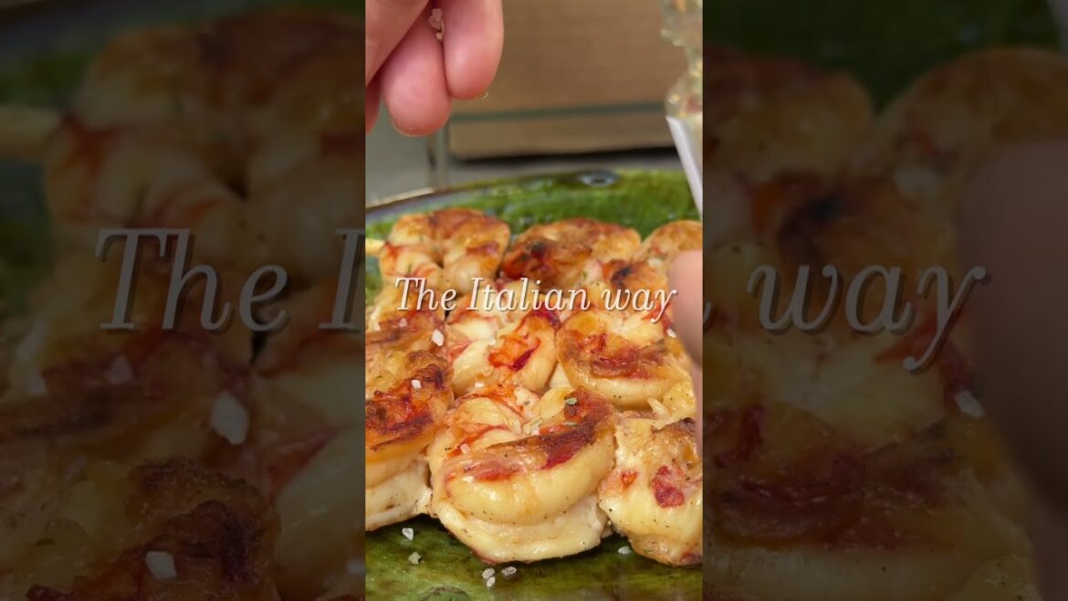 Italian Style Grilled Vegetables #shrimp #grilling #recipe #italian #vegetables  #grilledvegetables