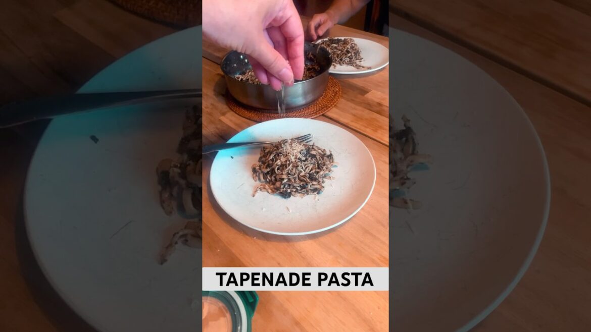 Easy Black Olive Paste Pasta: A Vegan Twist on Classic Tapenade! Easy Black Olive Paste Pasta: A Vegan Twist on Classic Tapenade!