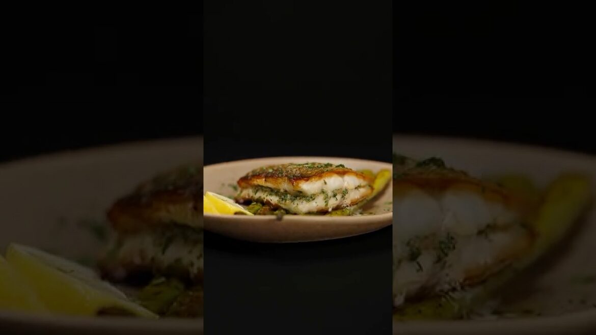 Pan-Fried Branzino with Anchovy Butter