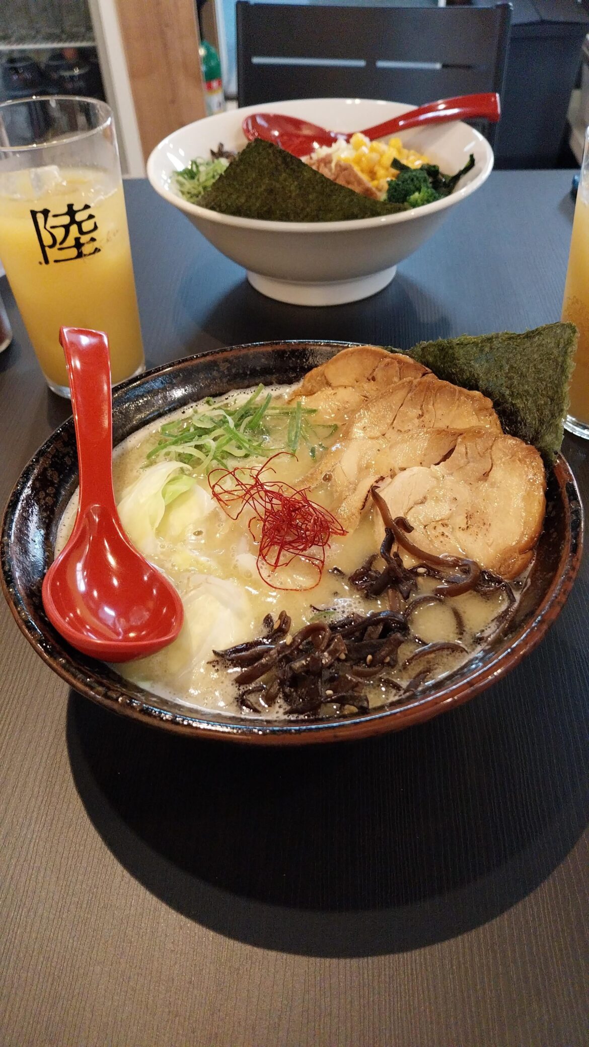 Chicken paitan ramen, Playpen Friends, Nara.