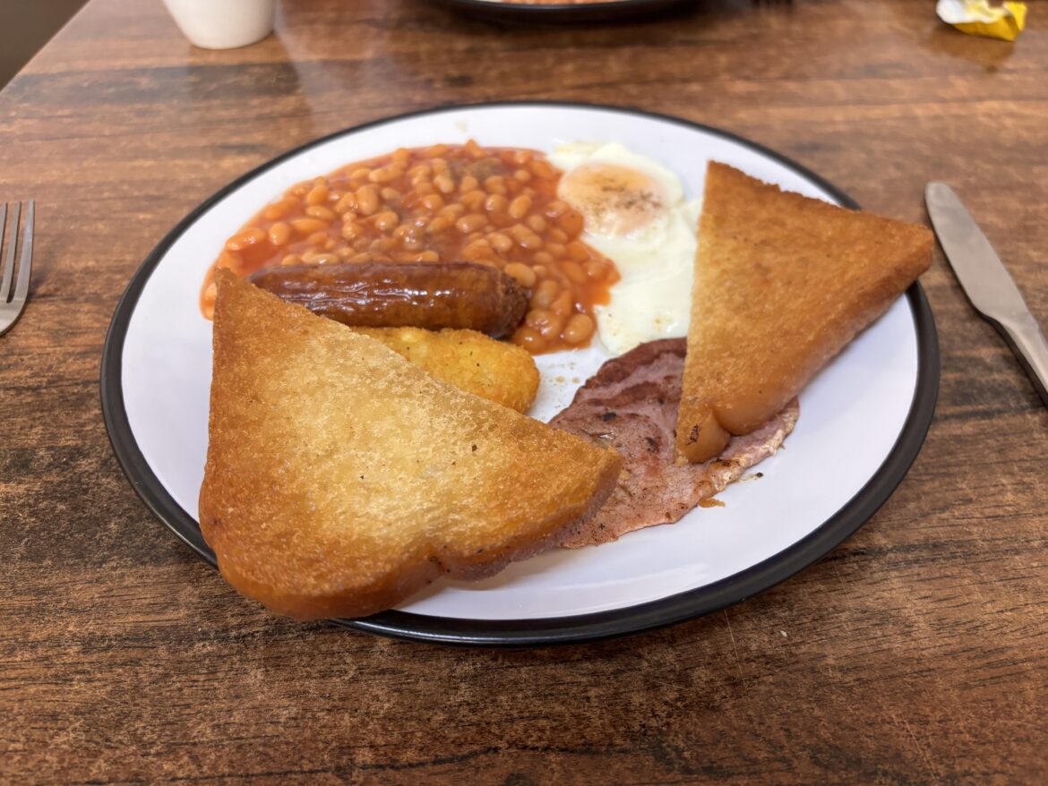 Small fryup in the cafe while my car was serviced