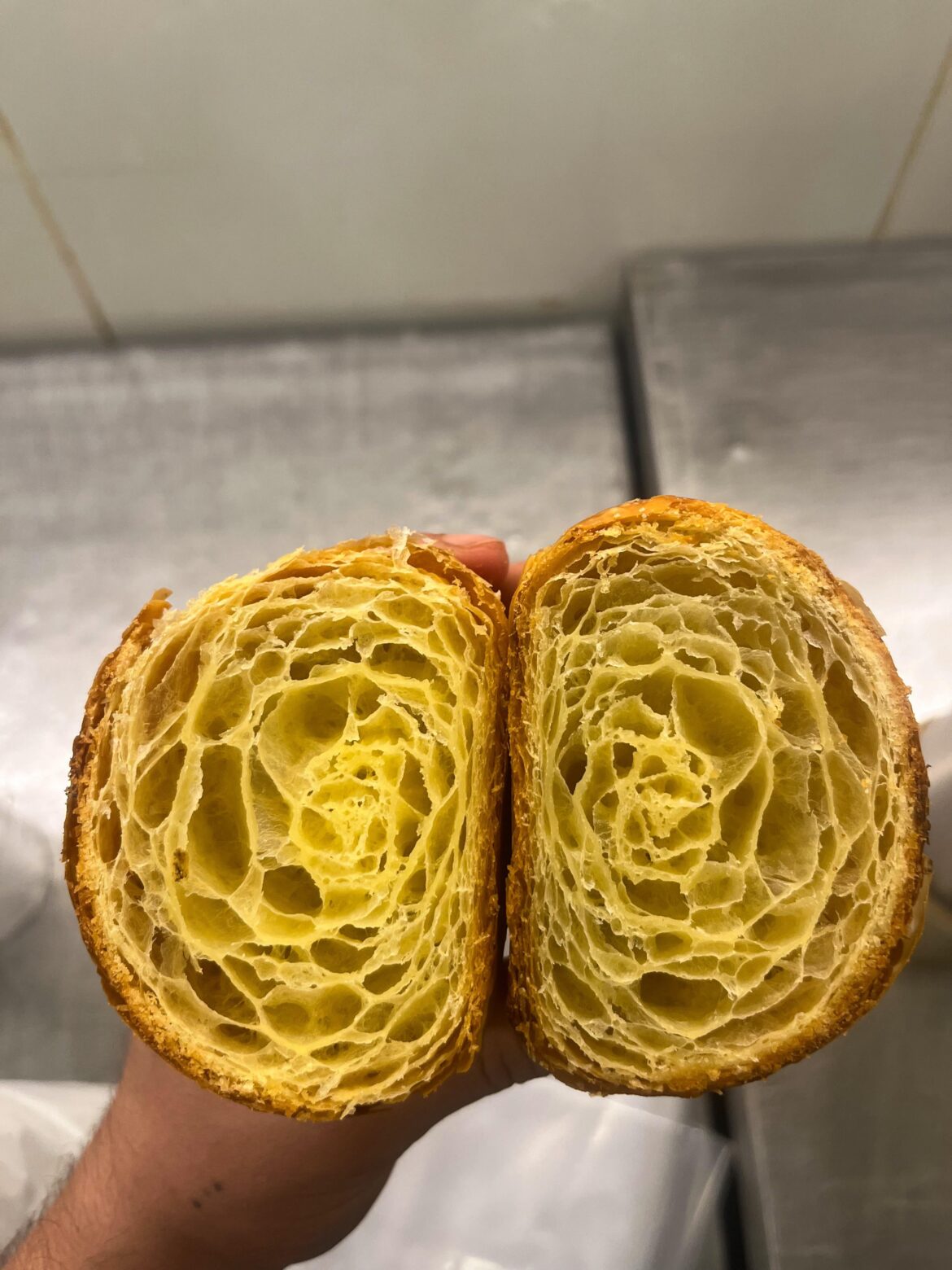 Proud of this croissant