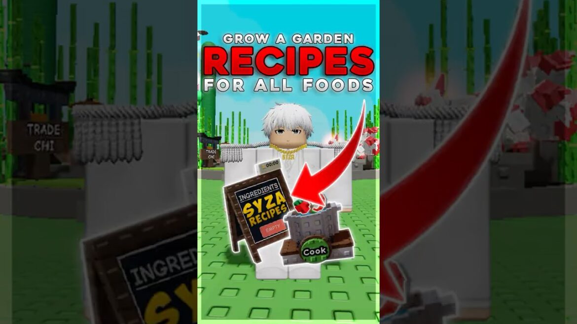 ALL RECIPES In Grow A Garden! ALL RECIPES In Grow A Garden!