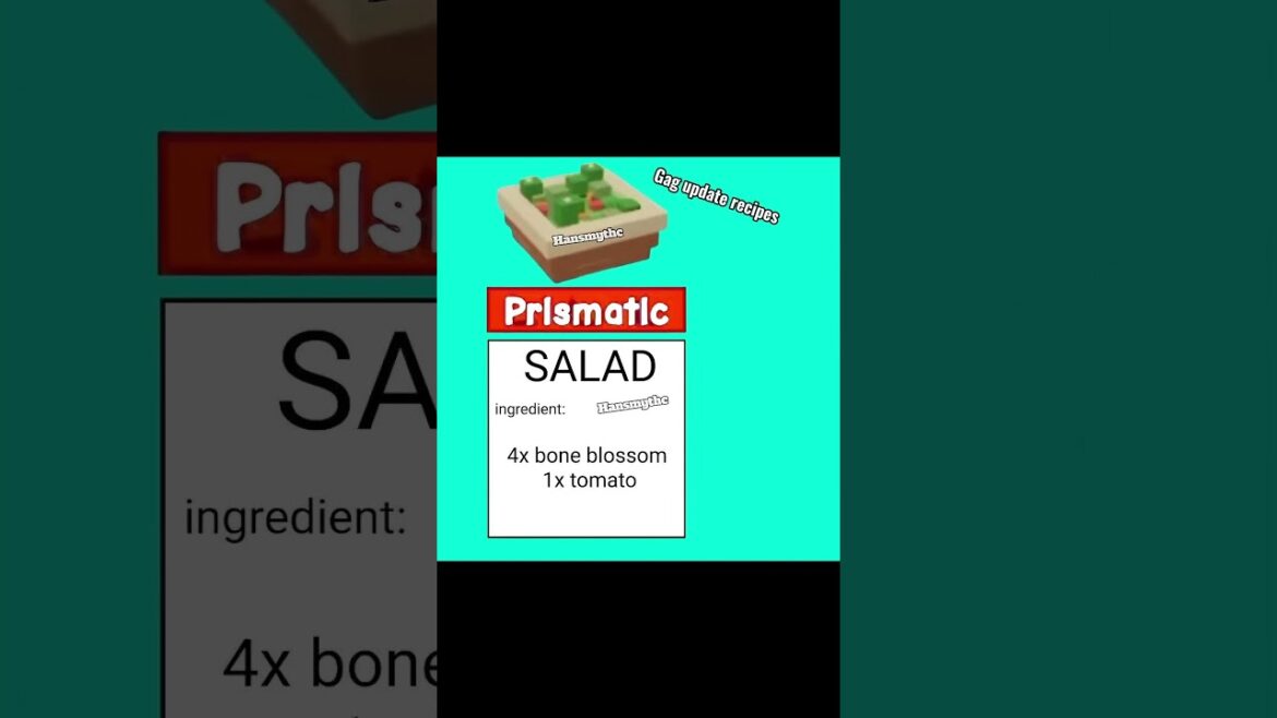 All of the cooking recipes #gag #roblox #growagarden #gaming