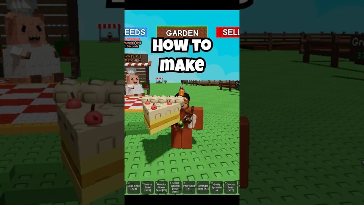 Grow a Garden | How To Make Cake In Grow a Garden | Roblox | Cook Update | Cake