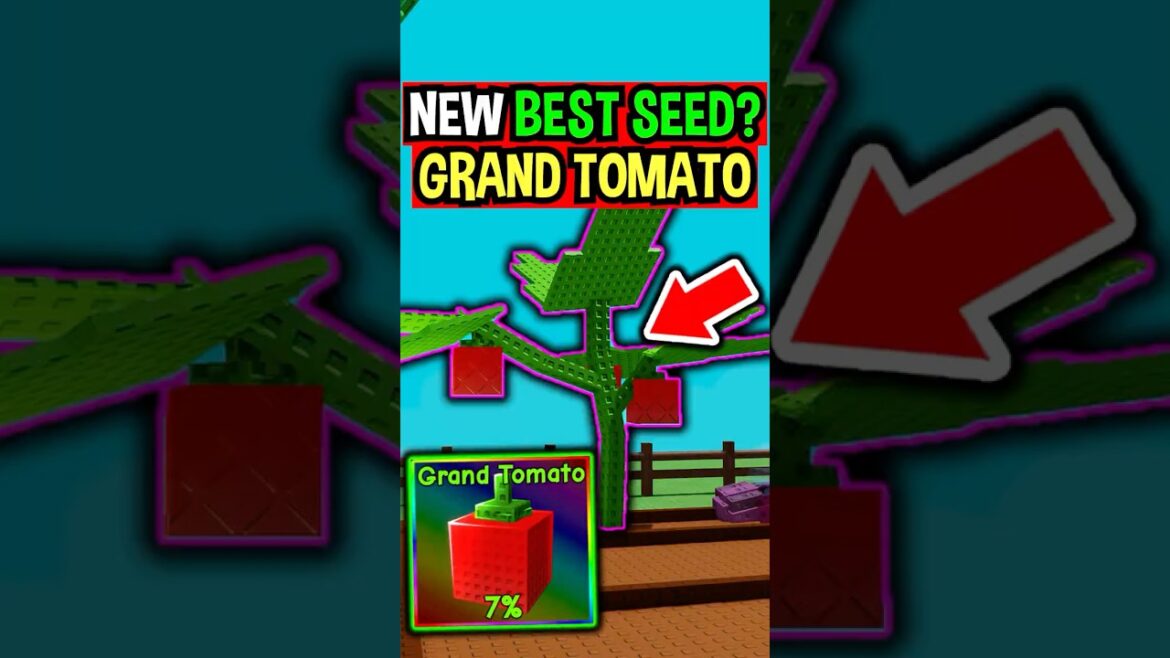NEW BEST SEED GRAND TOMATO in Roblox Grow a Garden..