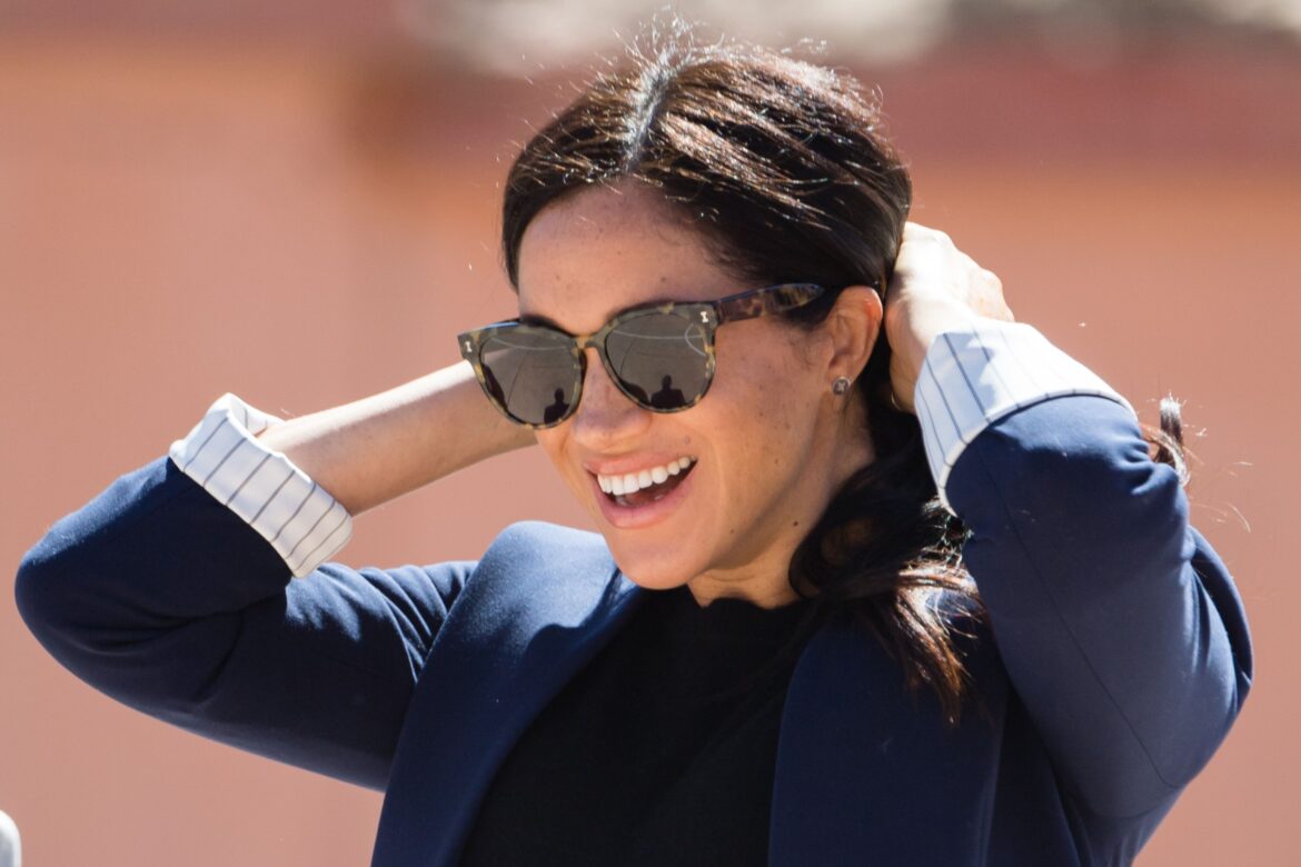 Meghan Markle Wearing Sunglasses in Morocco