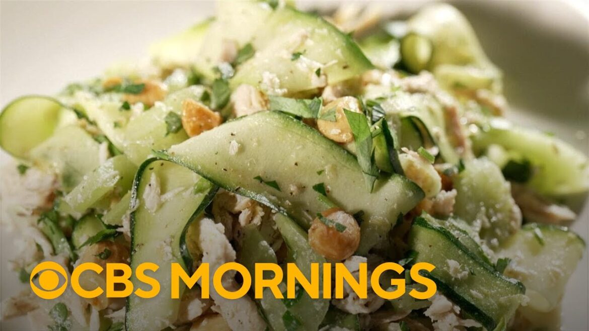 "The Dish: Recipe": Making zucchini and chicken salad