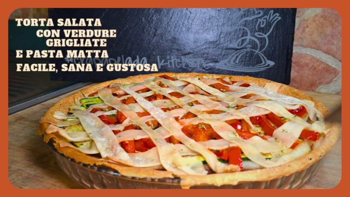 Ricetta Light: Torta Salata di Verdure con Pasta Matta (Senza Burro!)