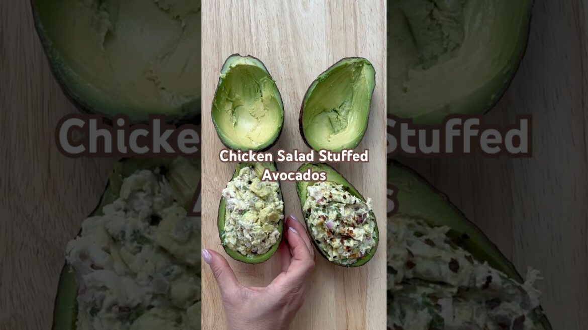 Chicken Salad Stuffed Avocados