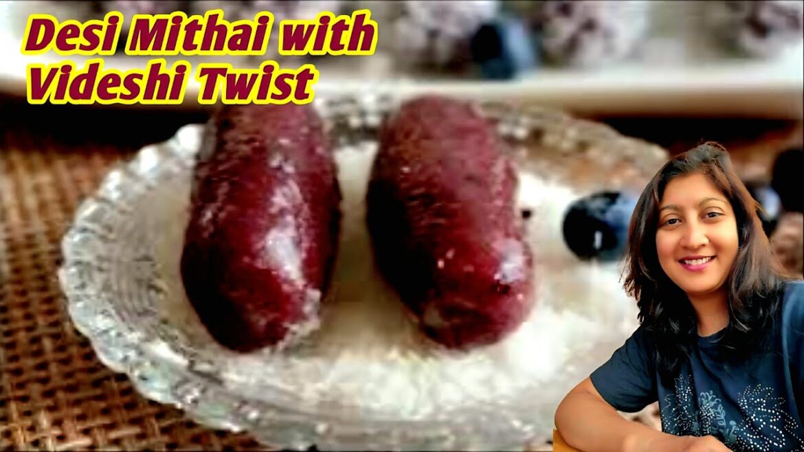 Budget Friendly Blueberry Chamcham at Home | Easy Bengali Sweet | Homemade Festival Mithai