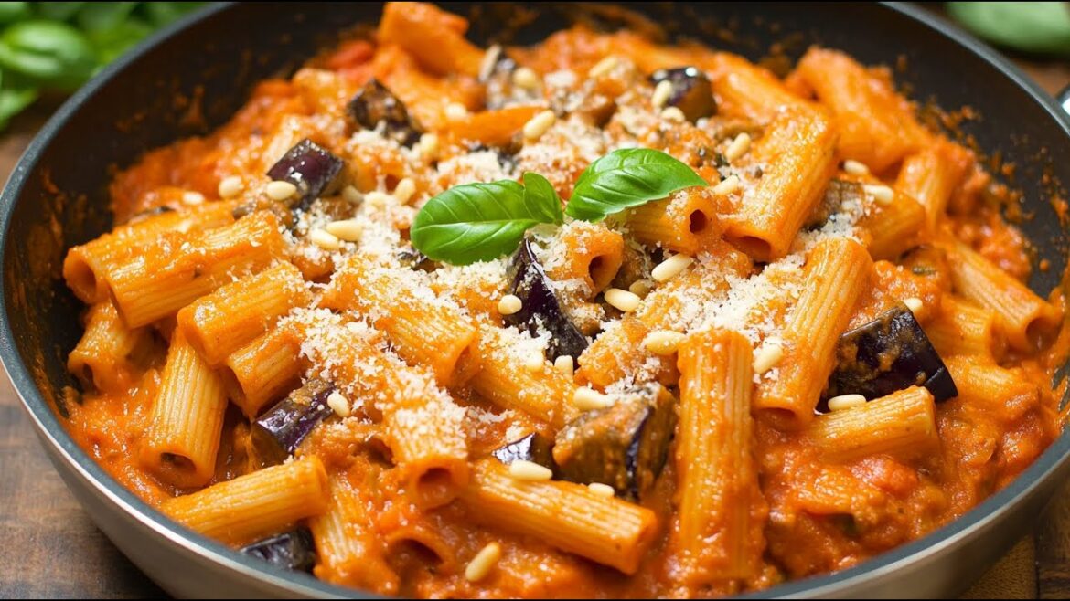 This Eggplant Pasta Will Blow Your Mind! Top Easy, Quick & Delicious Recipe!