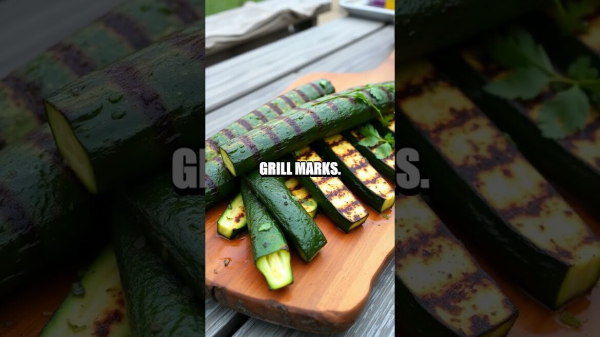 Savory Grilled Zucchini and Tomato Salad