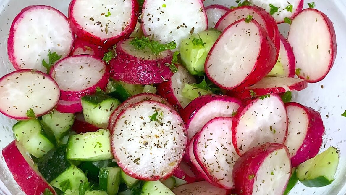 SUMMER RADISH SALAD – So Easy, So Good, Simply Fresh SUMMER RADISH SALAD - So Easy, So Good, Simply Fresh