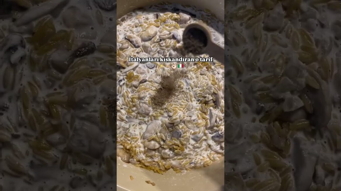 İtalyanları bile kıskandıran’’ Kremalı Mantarlı Arpa Şehriye Risotto’’ tarifi İtalyanları bile kıskandıran’’ Kremalı Mantarlı Arpa Şehriye Risotto’’ tarifi