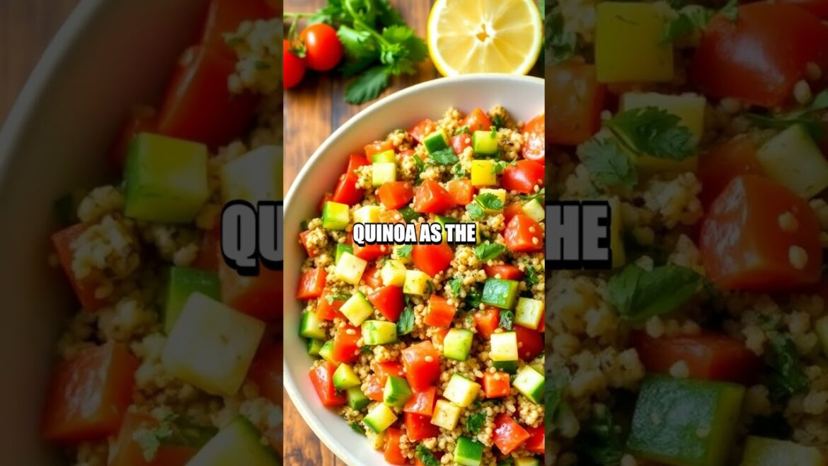 Discovering Quinoa Tabbouleh from Lebanon