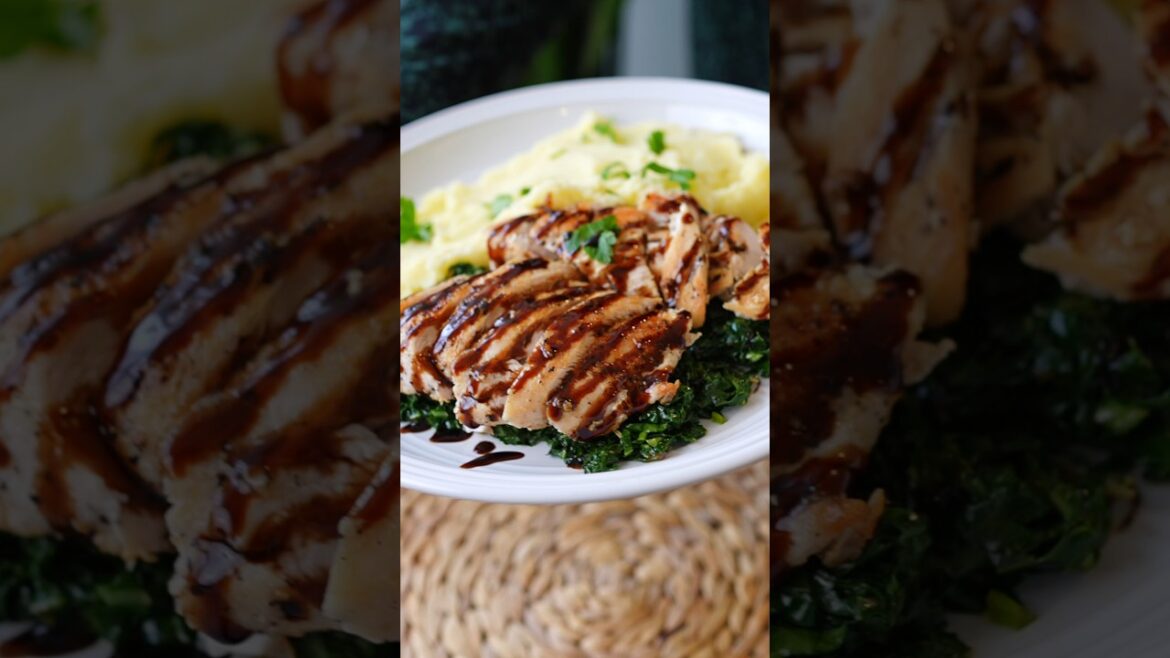 Glazed Grilled Chicken with Sukuma Wiki & Mash Potatoes #Shorts Glazed Grilled Chicken with Sukuma Wiki & Mash Potatoes #Shorts