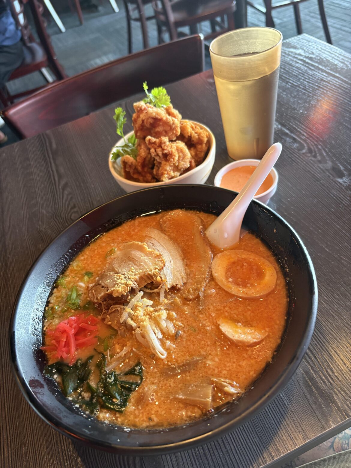 Tonkatsu Spice Level 3 + Karaage Chicken