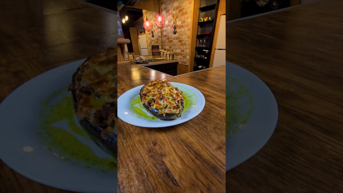 I Stuffed Pasta Into an Eggplant and the Result Was Pure Genius! #recipe #cooking #shorts #short I Stuffed Pasta Into an Eggplant and the Result Was Pure Genius! #recipe #cooking #shorts #short