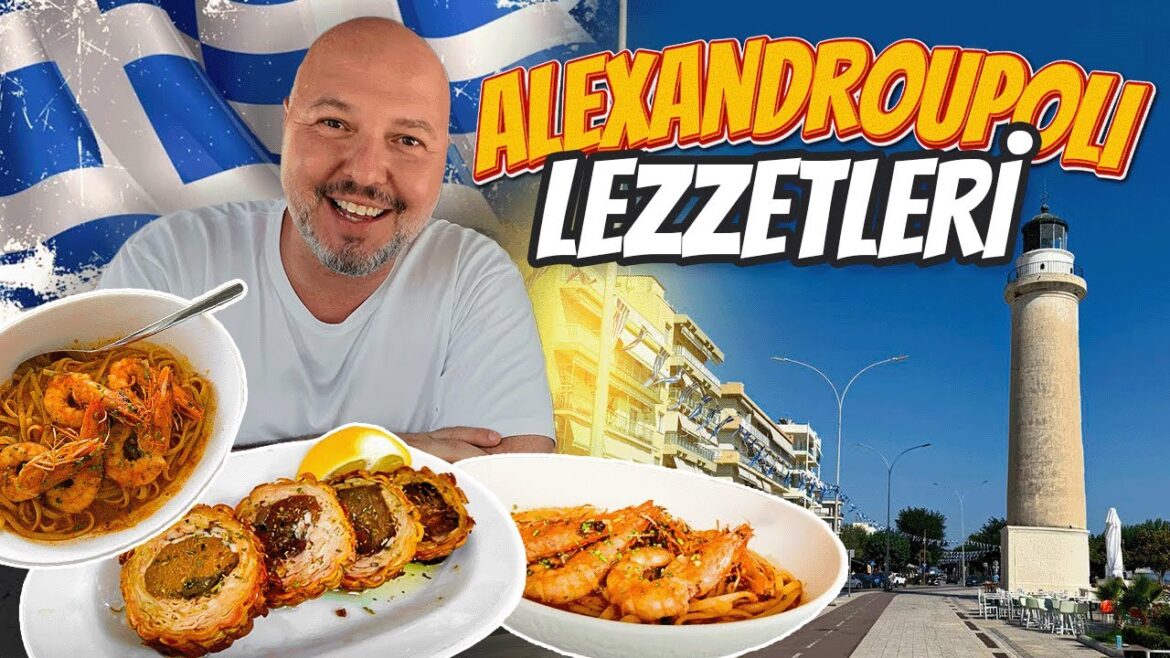 Alexandroupoli’nin Keşfedilmemiş Lezzetleri - (Köpek balığı yedik) VLOG - Ayaküstü Lezzetler