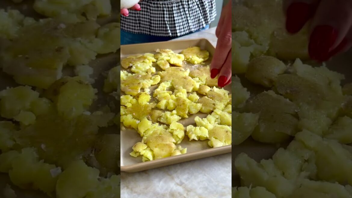 CRISPY SMASHED GOCHUJANG POTATO SALAD CRISPY SMASHED GOCHUJANG POTATO SALAD